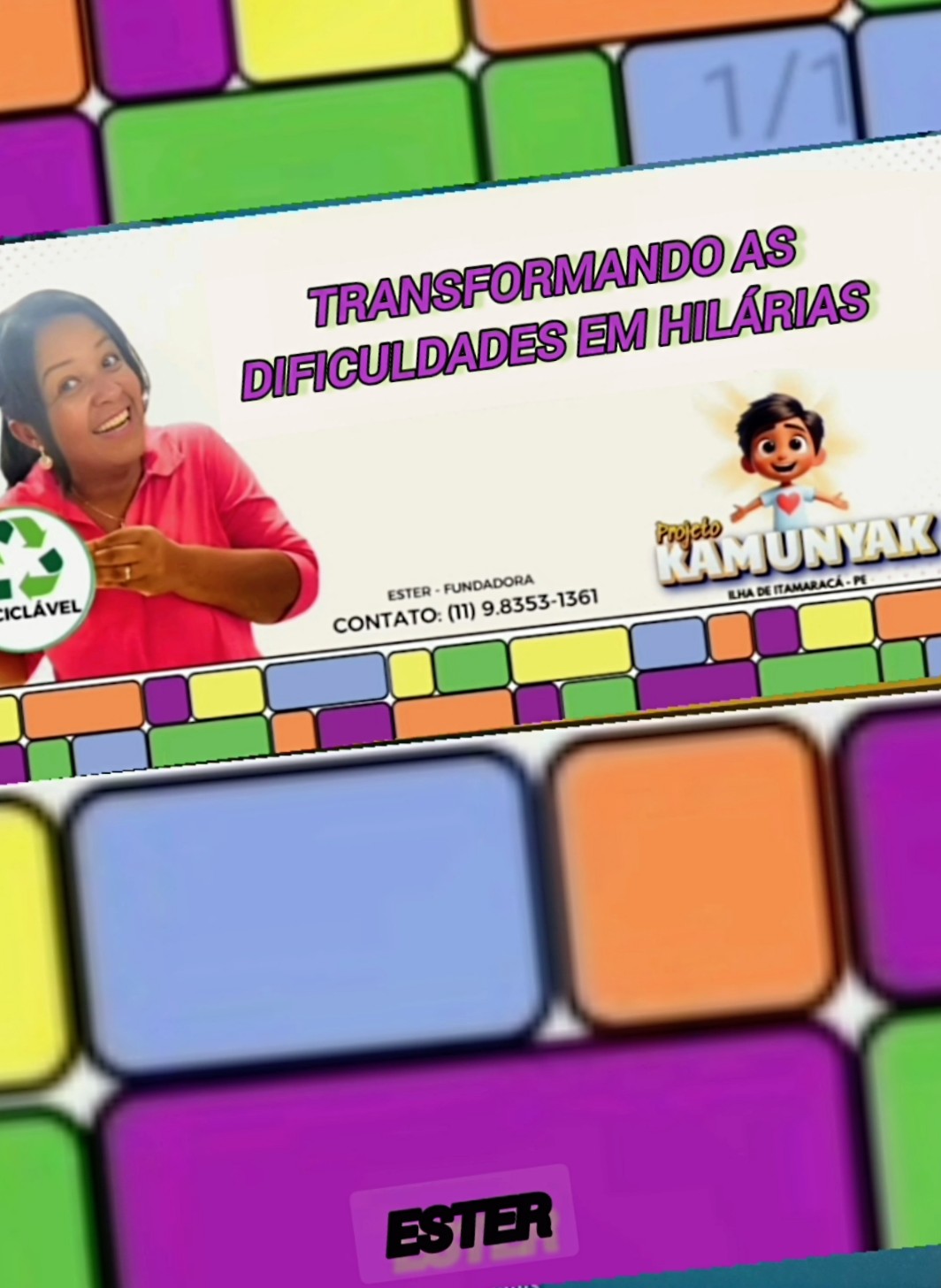 Transformando as Dificuldades em Hil�rias