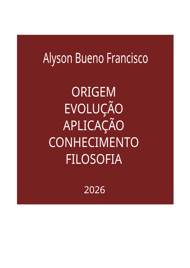 Origem, evolu��o e aplica��o do conhecimento na Filosofia